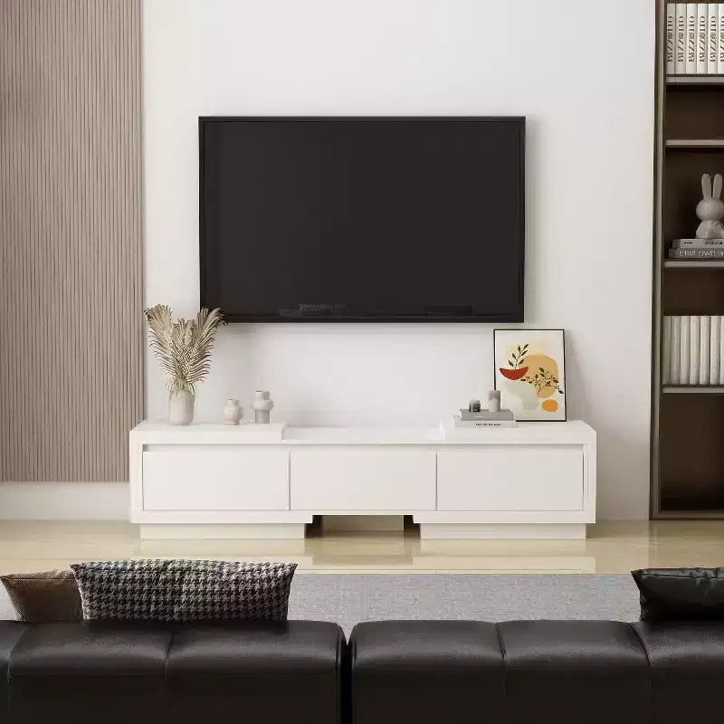 Mobile TV allungabile Tavolino TV moderno con cassetti