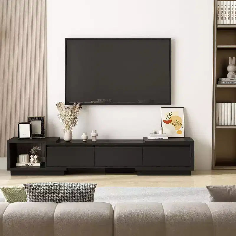 Mobile TV allungabile Tavolino TV moderno con cassetti