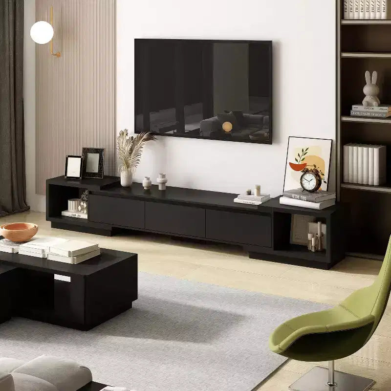 Mobile TV allungabile Tavolino TV moderno con cassetti