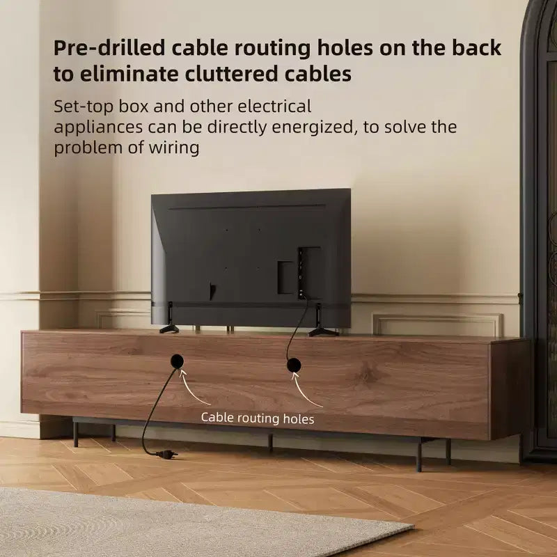 Mobile TV in stile Mid-Century Modern 94.48 Noce Mobile TV