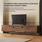 Mobile TV in stile Mid-Century Modern 94.48 Noce Mobile TV