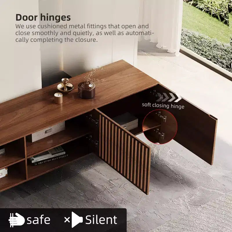 Mobile TV in stile Mid-Century Modern 94.48 Noce Mobile TV