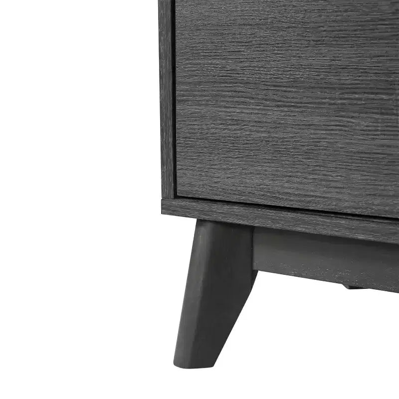 Madia a Quattro Ante, Mobile Porta TV con Ripiani, Design Moderno di Metà Secolo