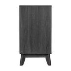 Madia a Quattro Ante, Mobile Porta TV con Ripiani, Design Moderno di Metà Secolo