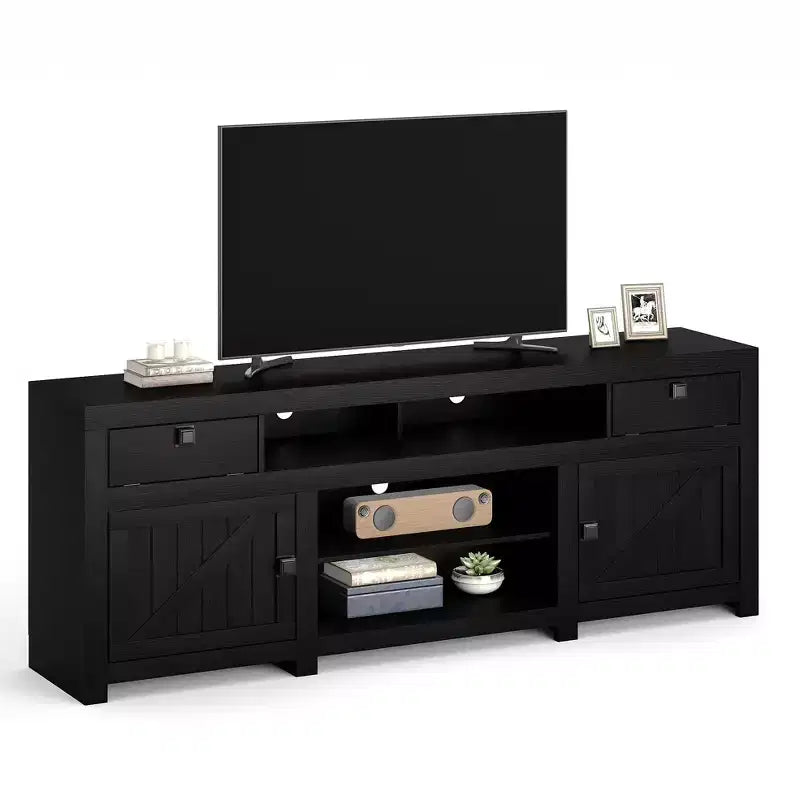 TV Stand for Tv Up to 80 Inches, Farmhouse Entertainment Center with Storage Drawer, Television Consoles Stands for Living Room, Bedroom