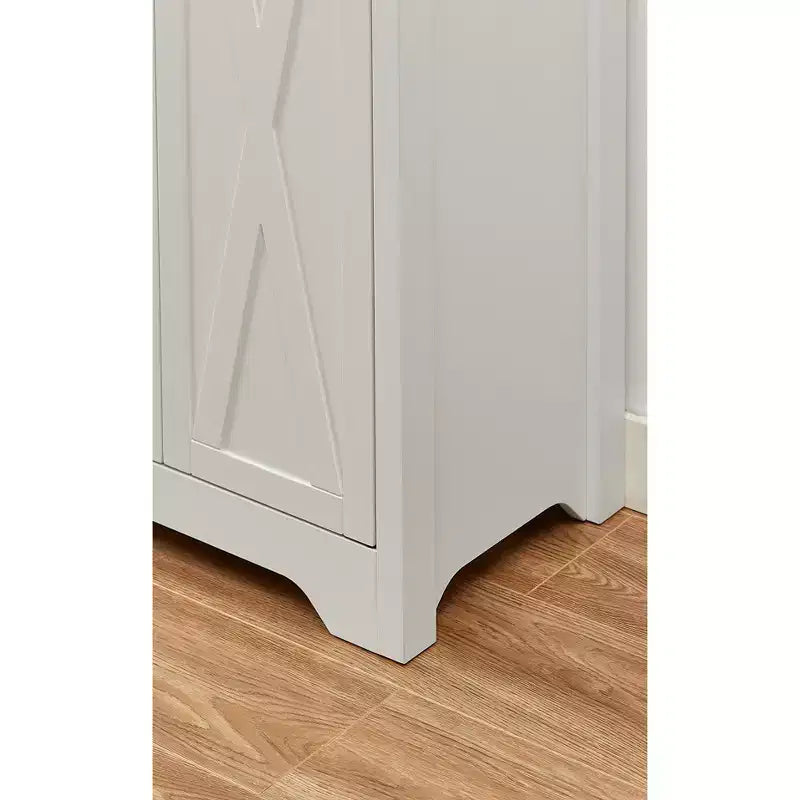 Mobile TV 61 pollici, Porta TV multifunzionale, Mobile contenitore di grande capacità, Adatto per soggiorno, camera da letto e aree ufficio, Bianco