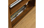 Mobile TV con anta intrecciata in rattan Mid-Century Modern da 67,9 pollici, adatto per TV fino a 75 pollici; ideale per soggiorni, finitura noce