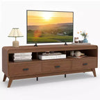 Costway TV Stand for TVs up to 70'' Mid Century Modern Entertainment Center TV Cabinet