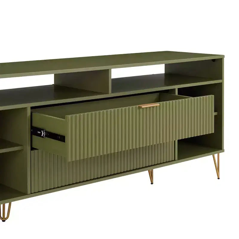 Mobile TV da 63" per TV fino a 60" verde oliva